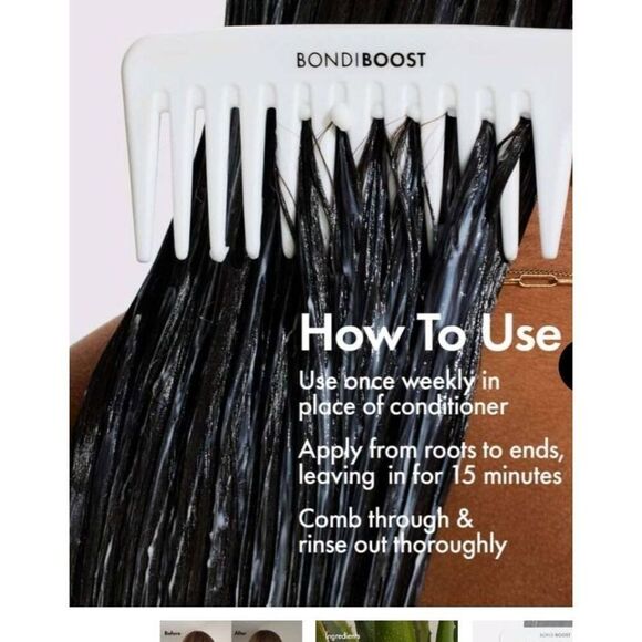 NEW~BONDI BOOST Miracle Hair Mask~250ml~8.45 fl. oz. - Picture 4 of 4